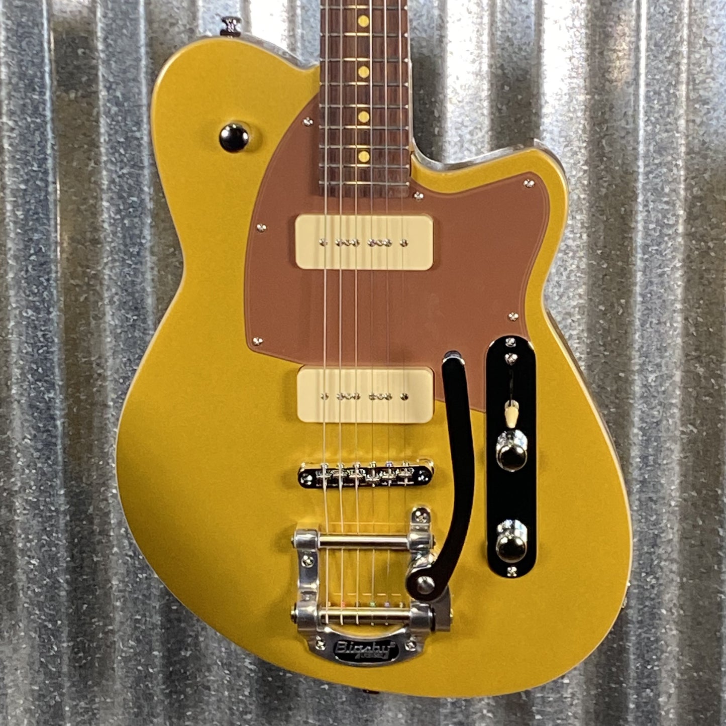 Reverend Charger 290 Bigsby Venetian Gold Guitar Used