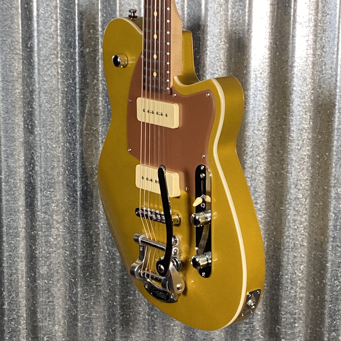 Reverend Charger 290 Bigsby Venetian Gold Guitar Used