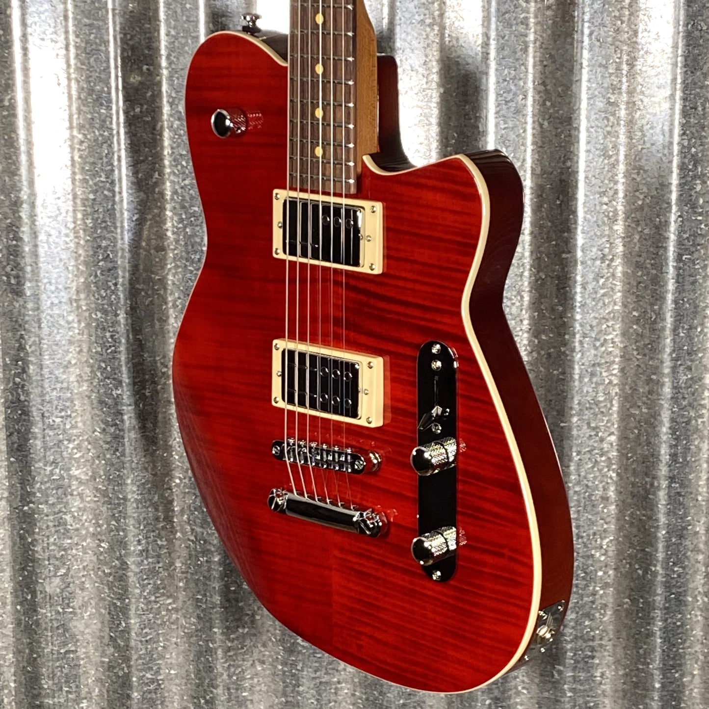 Reverend Charger RA Transparent Wine Red Guitar Used