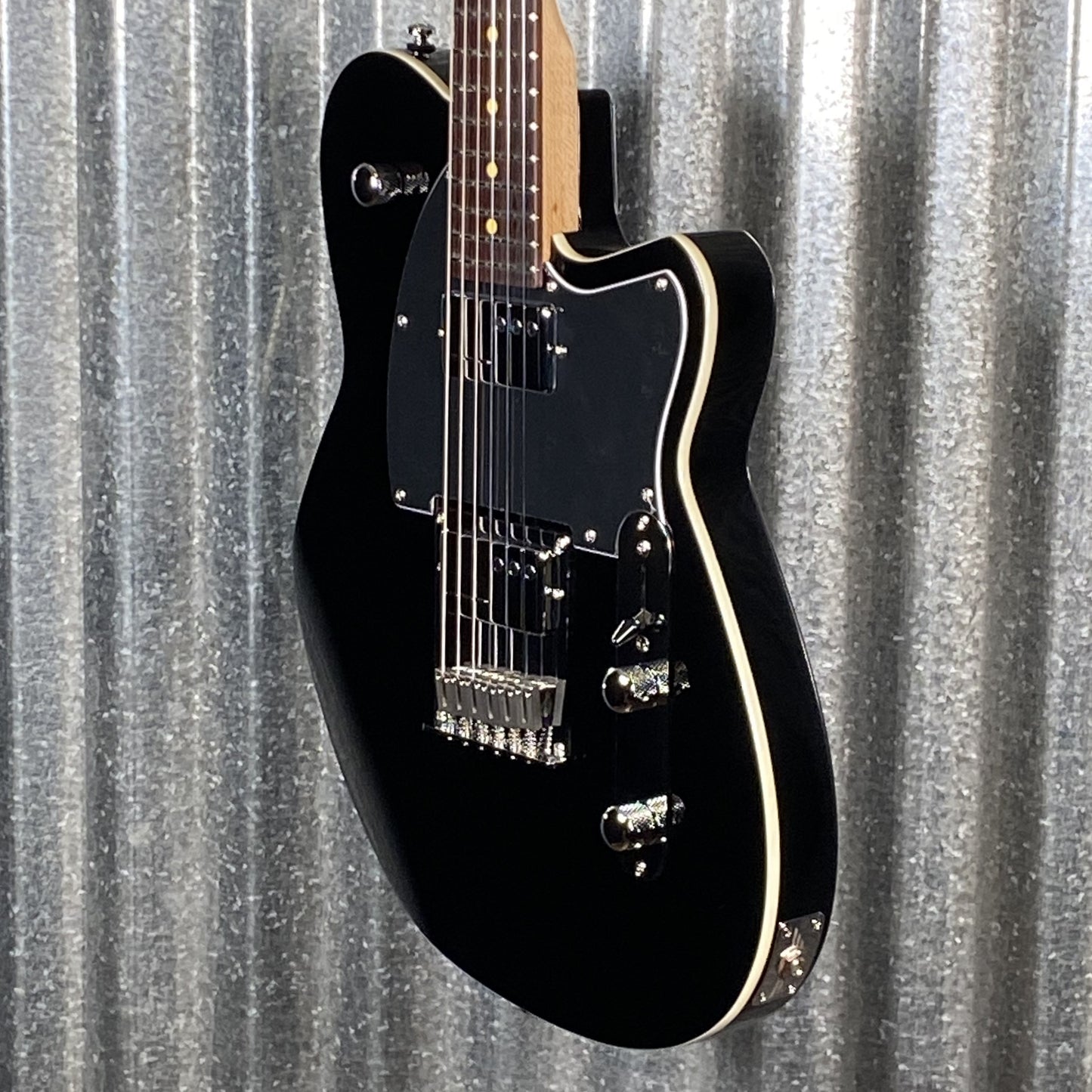 Reverend Crosscut Midnight Black Guitar Used