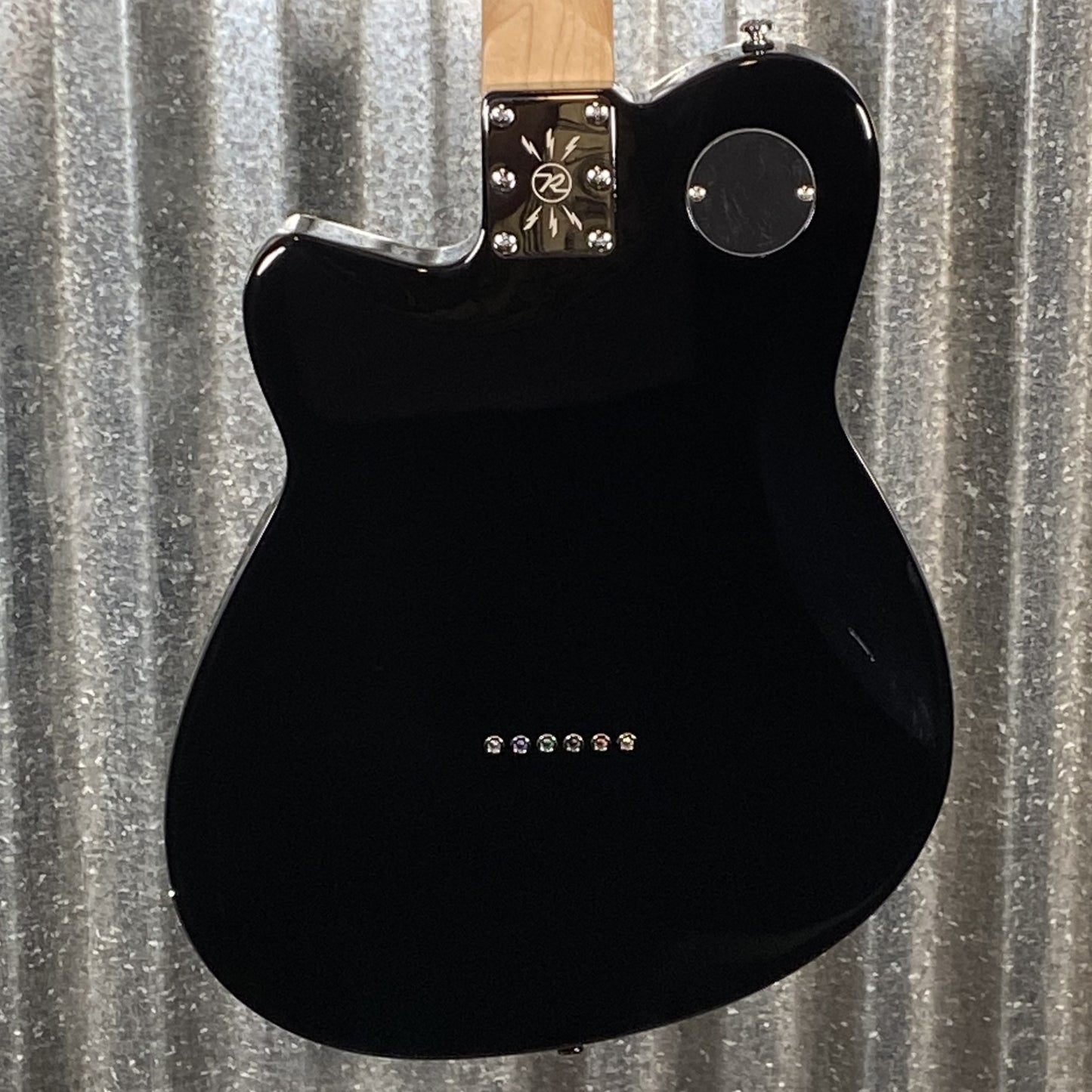 Reverend Crosscut Midnight Black Guitar Used