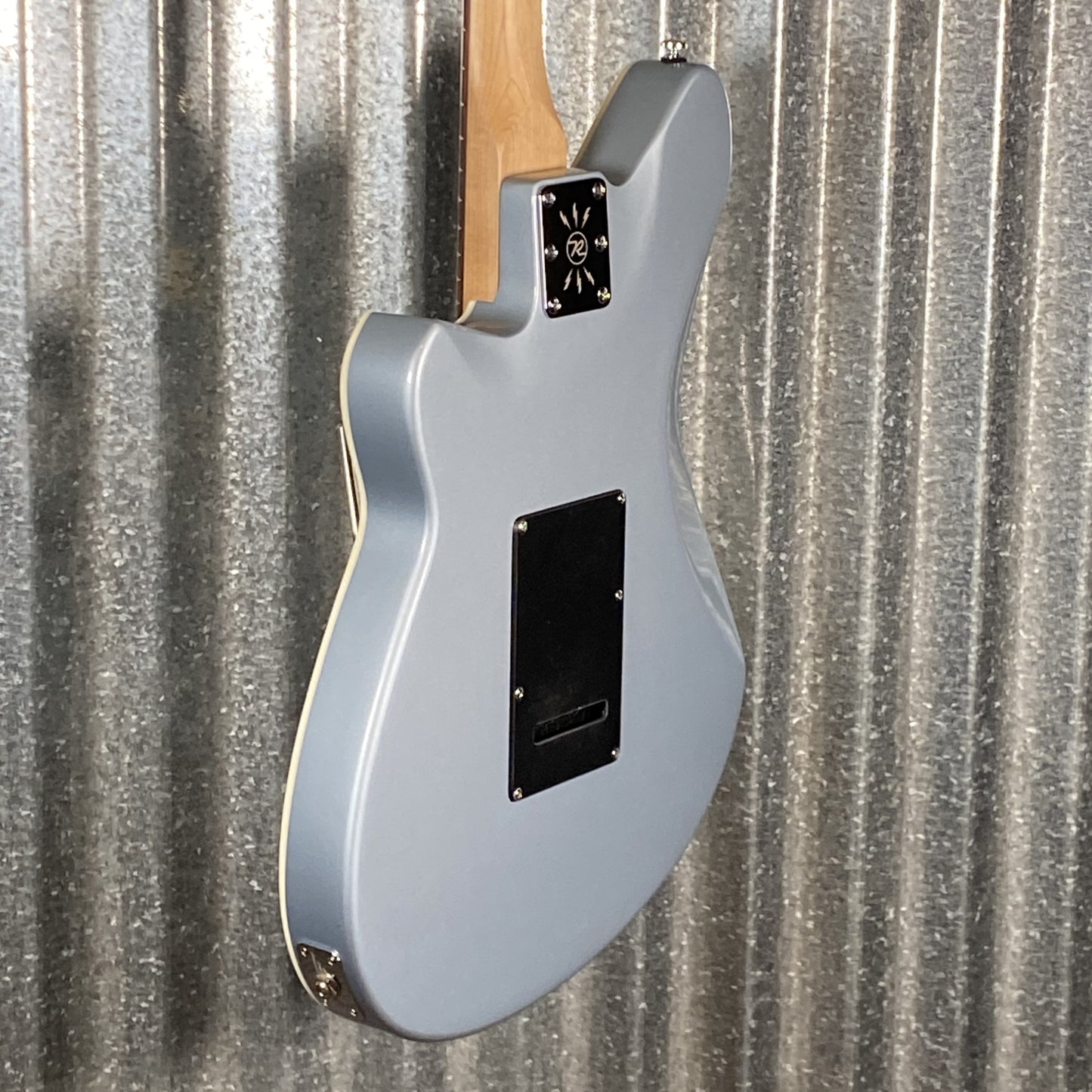 Reverend Double Agent W Metallic Silver Freeze Guitar Used