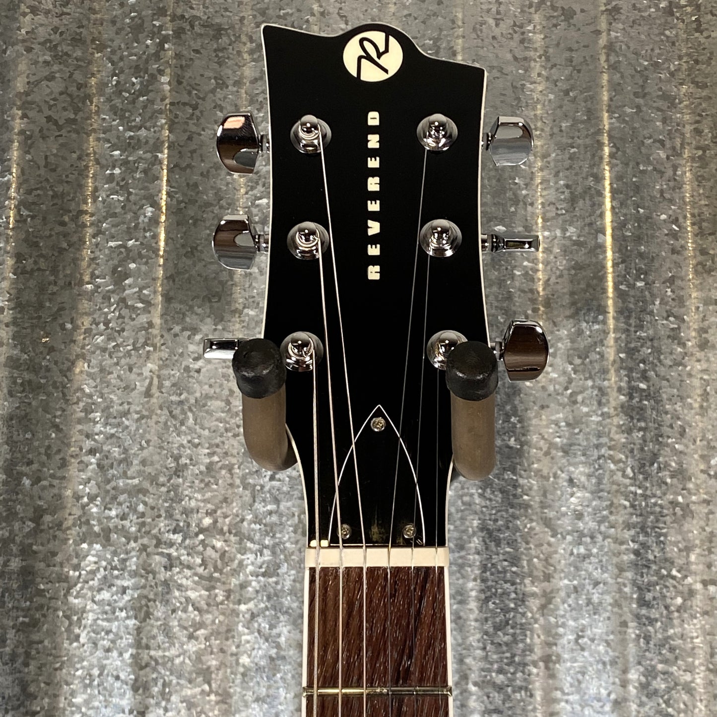 Reverend Roundhouse Jr Midnight Black Guitar Used