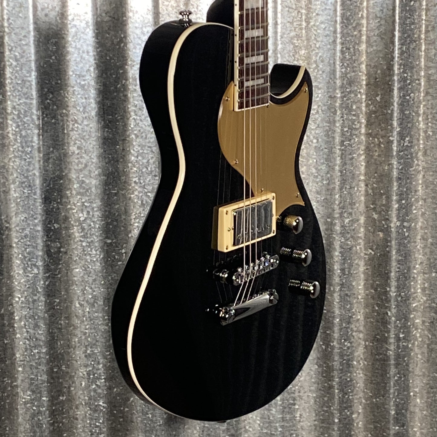 Reverend Roundhouse Jr Midnight Black Guitar Used