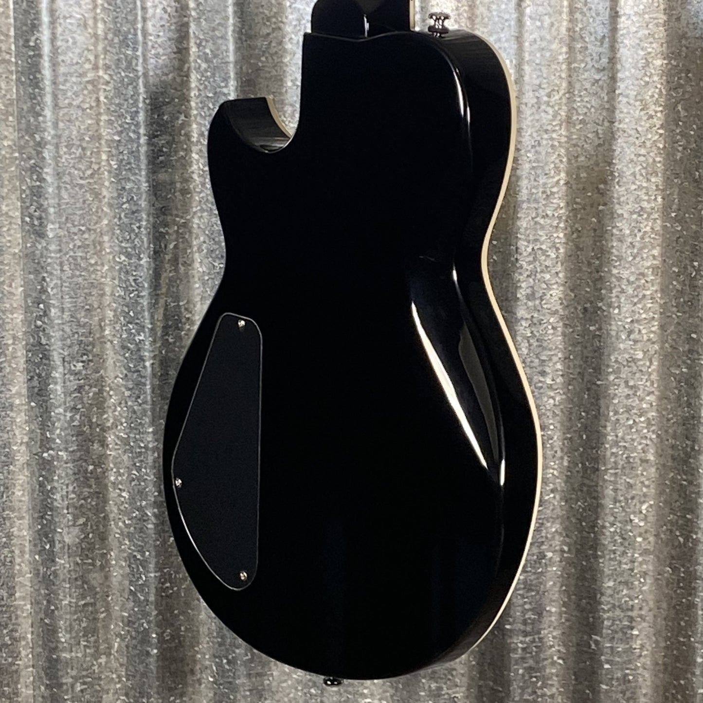 Reverend Roundhouse Jr Midnight Black Guitar Used