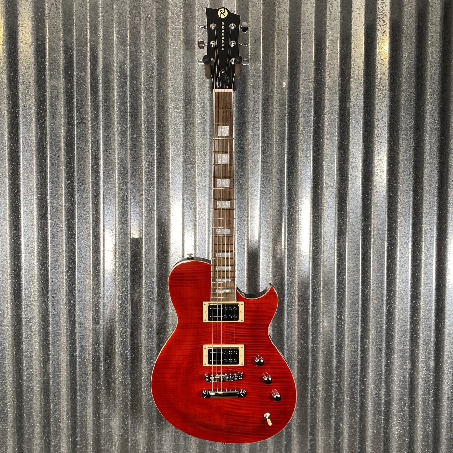 Reverend RoundHouse RA Transparent Wine Red Guitar Used