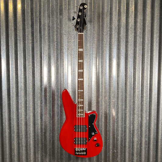 Reverend Thundergun 4 String Bass Transparent Cherry Used