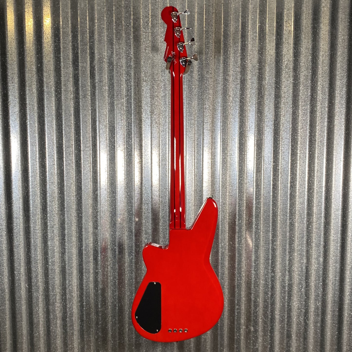Reverend Thundergun 4 String Bass Transparent Cherry Used