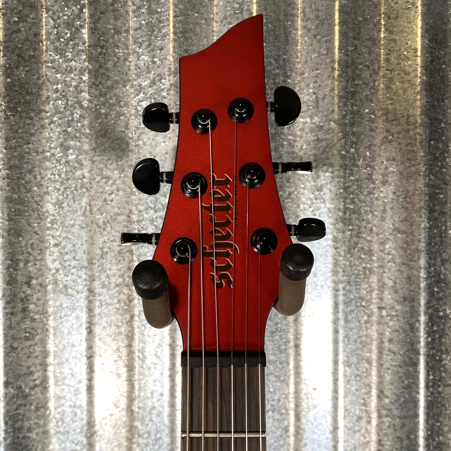 Schecter C-1 SLS Custom Hardtail Fishman Pickups Racing Red Guitar Used