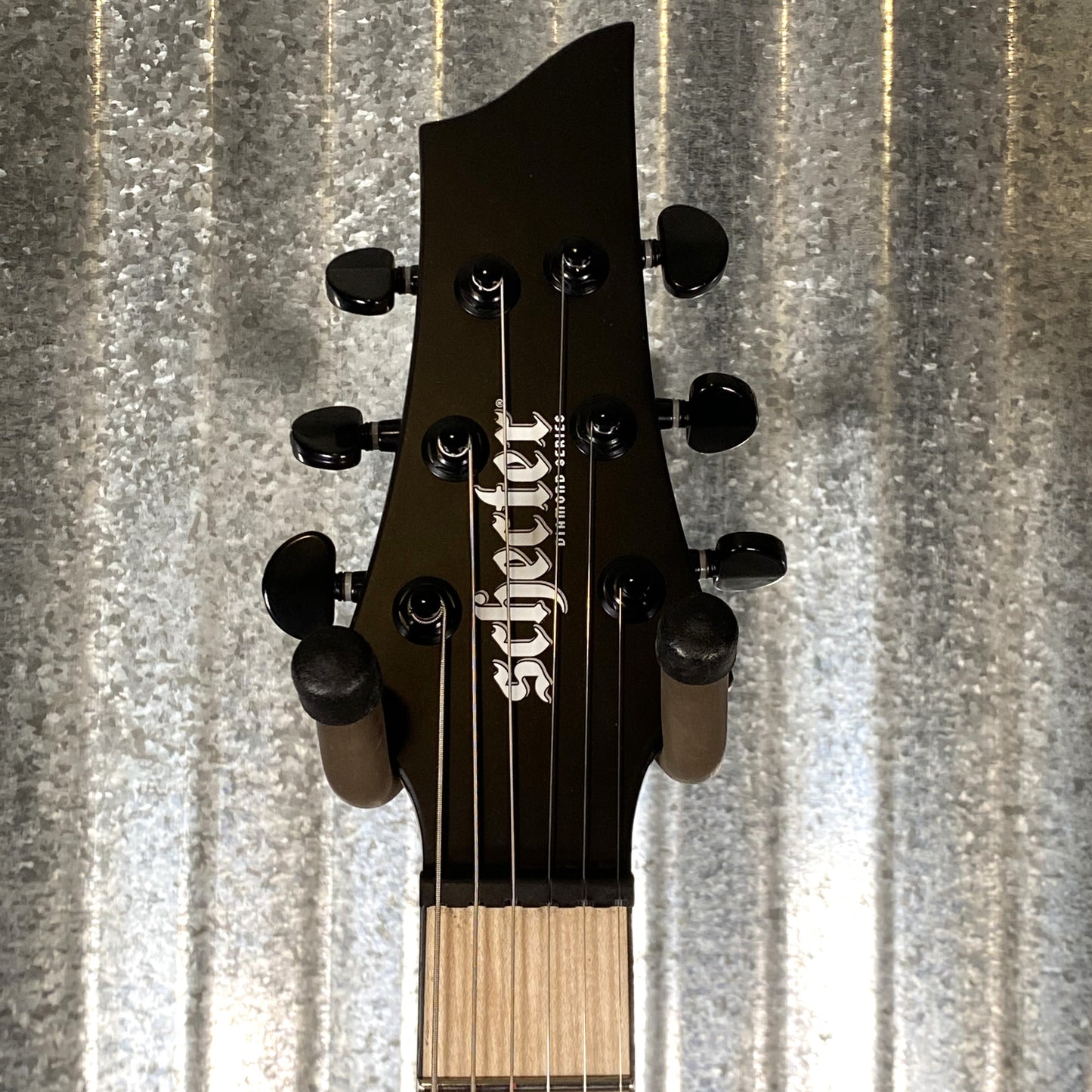 Schecter C-1 SLS Custom Hardtail Fishman Pickups Satin Black Guitar Used