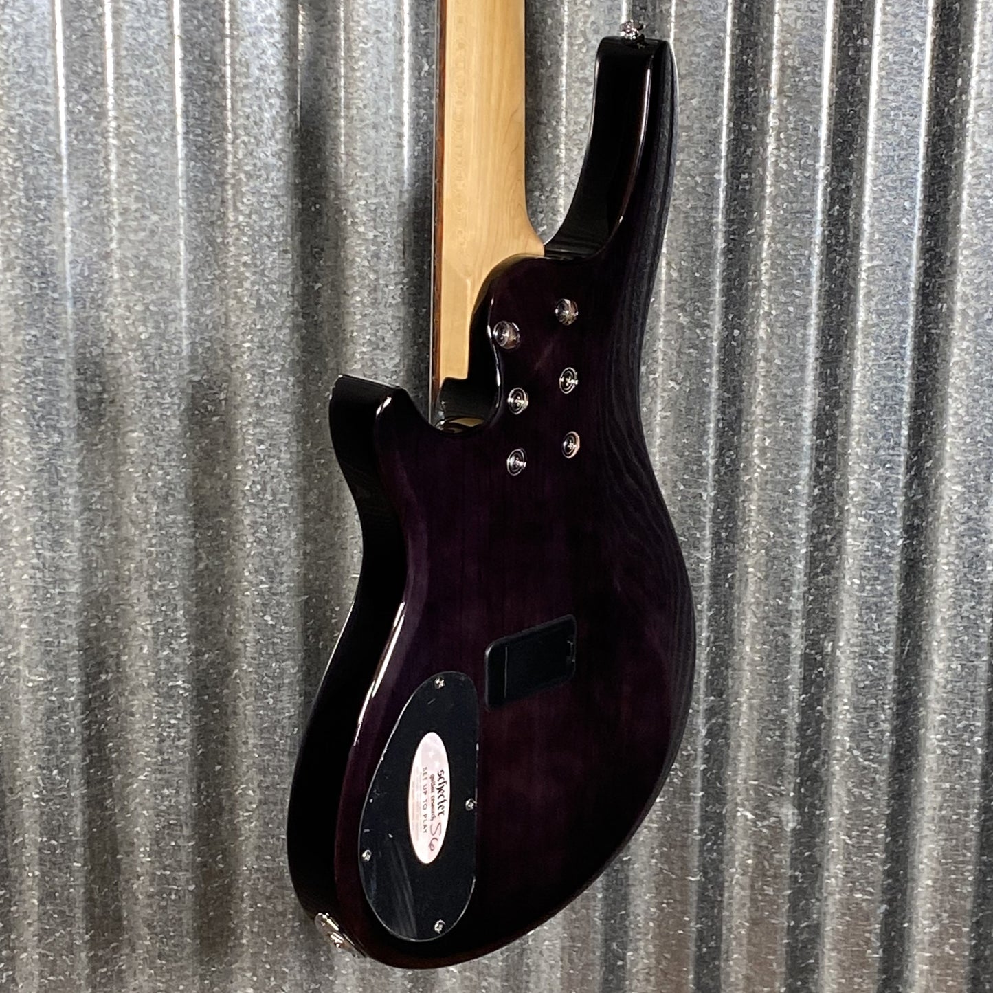 Schecter C-5 Plus 5 String Bass Charcoal Burst Used