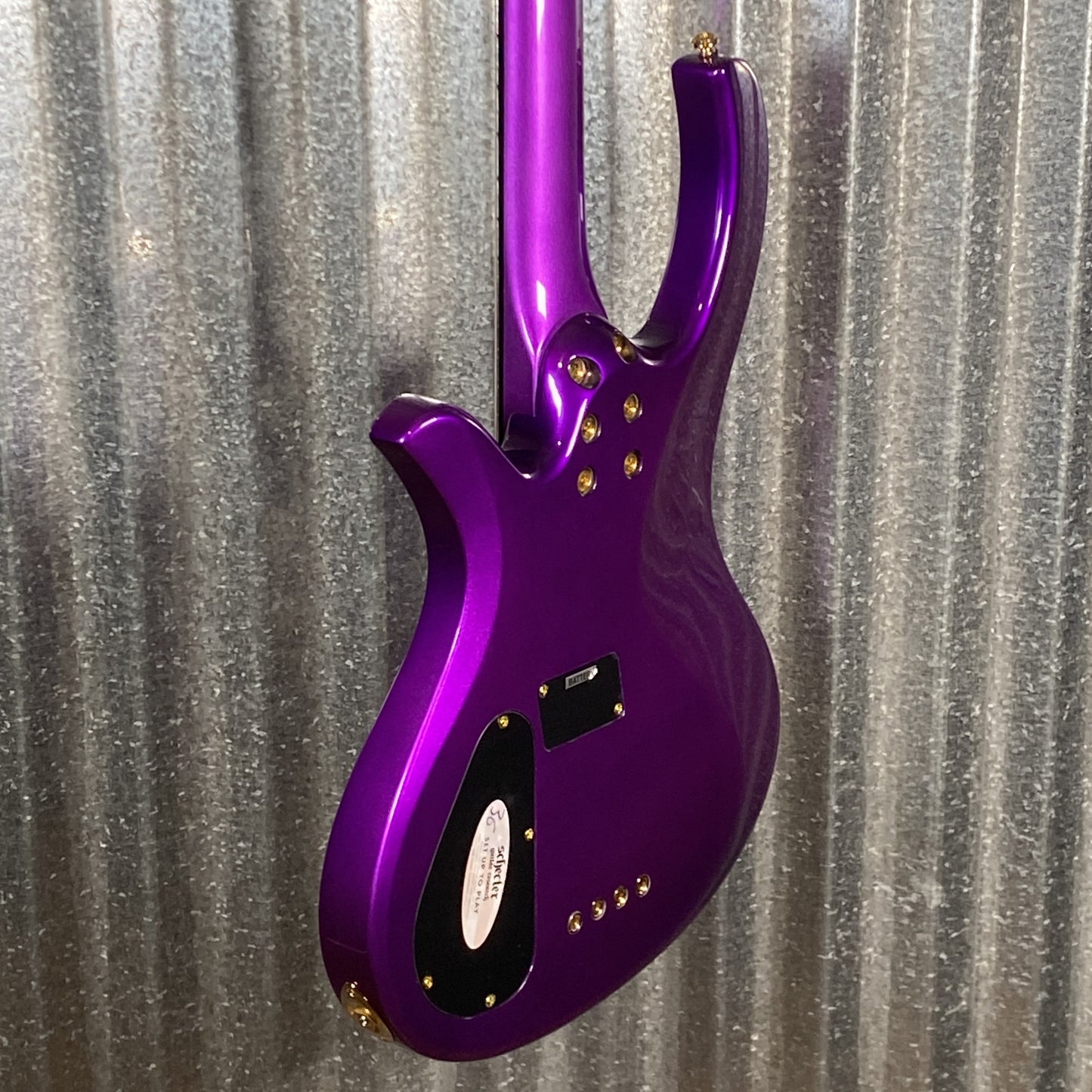 Schecter FreeZesicle-4 Ricky Freeze Smith Morris Day and the Time 4 String Bass Freeze Purple Used