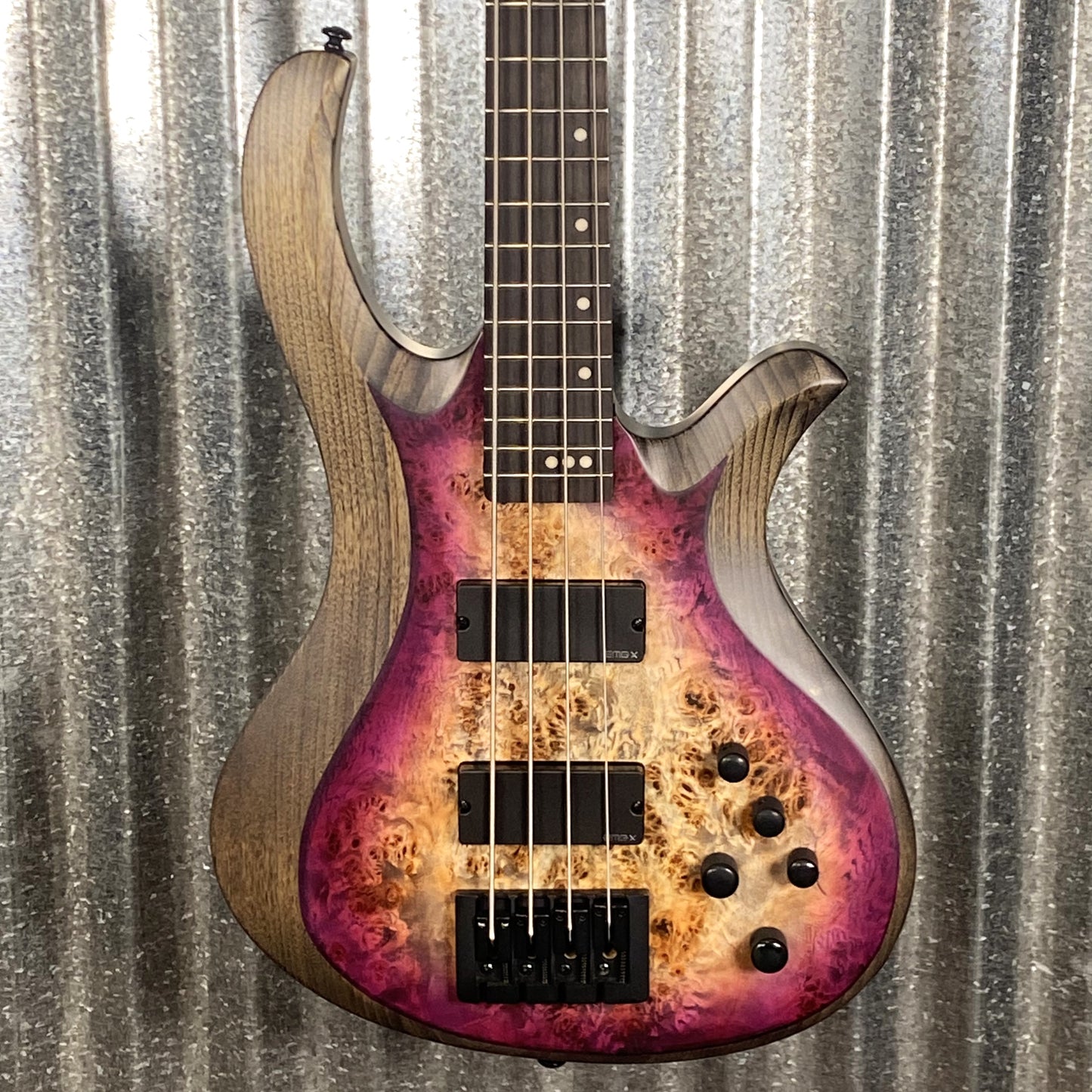 Schecter Riot 4 String Bass Inferno Burst Used
