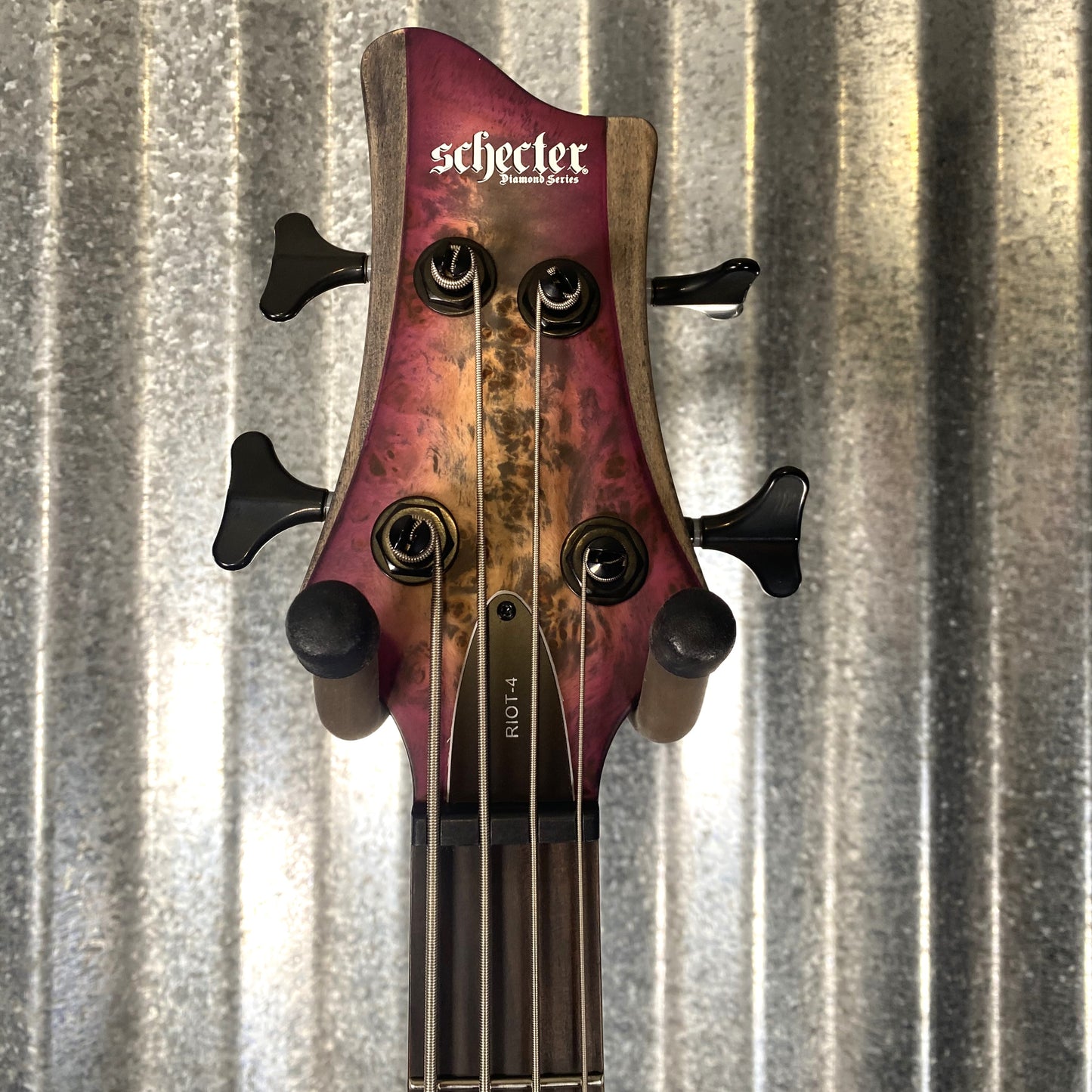 Schecter Riot 4 String Bass Inferno Burst Used