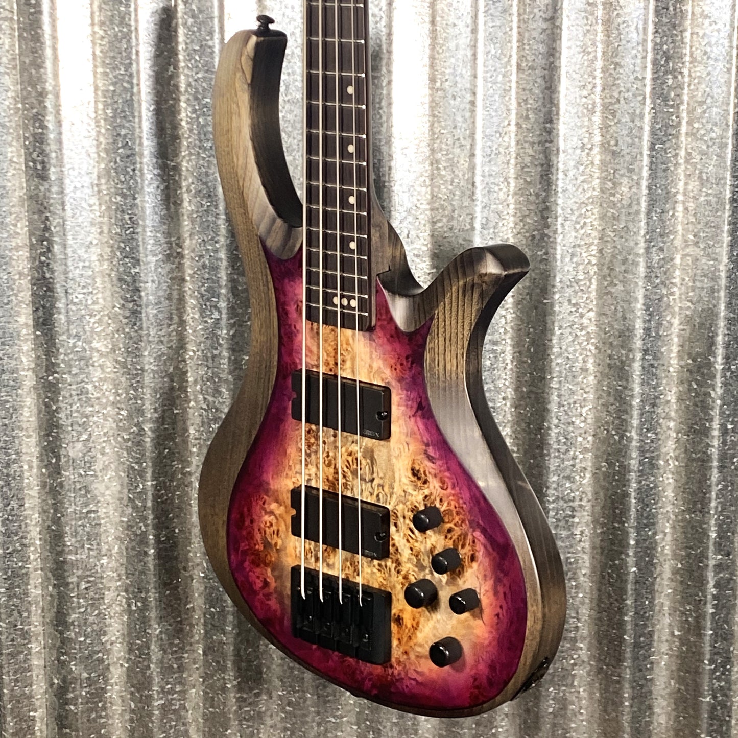 Schecter Riot 4 String Bass Inferno Burst Used