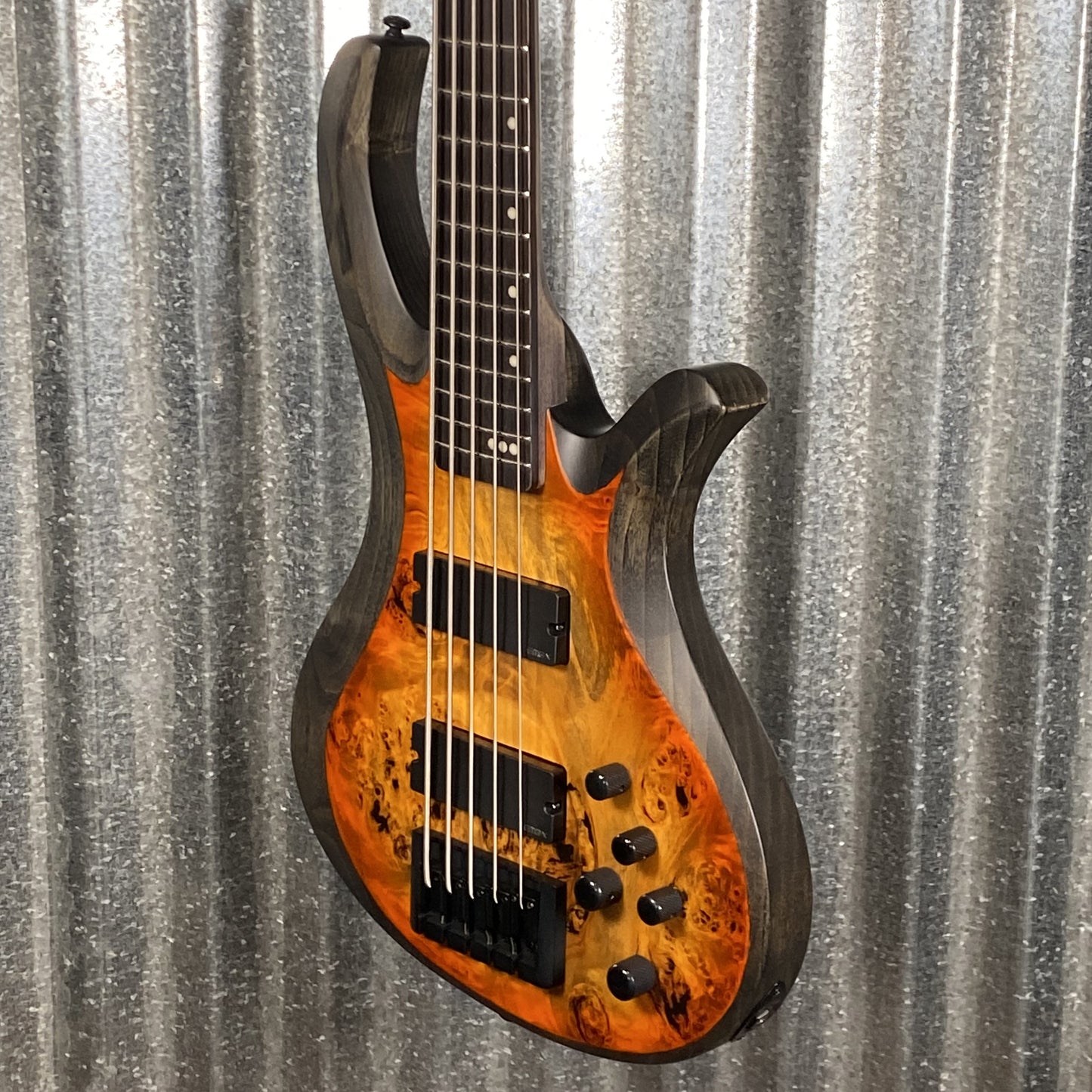 Schecter Riot 5 String Bass Inferno Burst Used