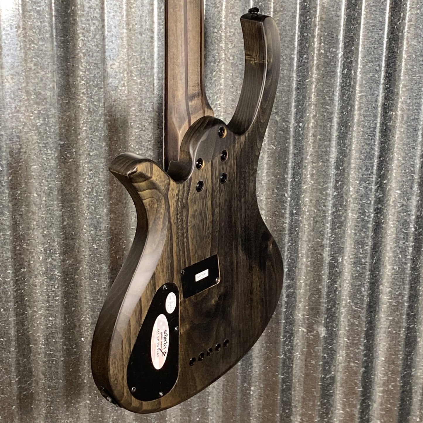 Schecter Riot 5 String Bass Inferno Burst Used