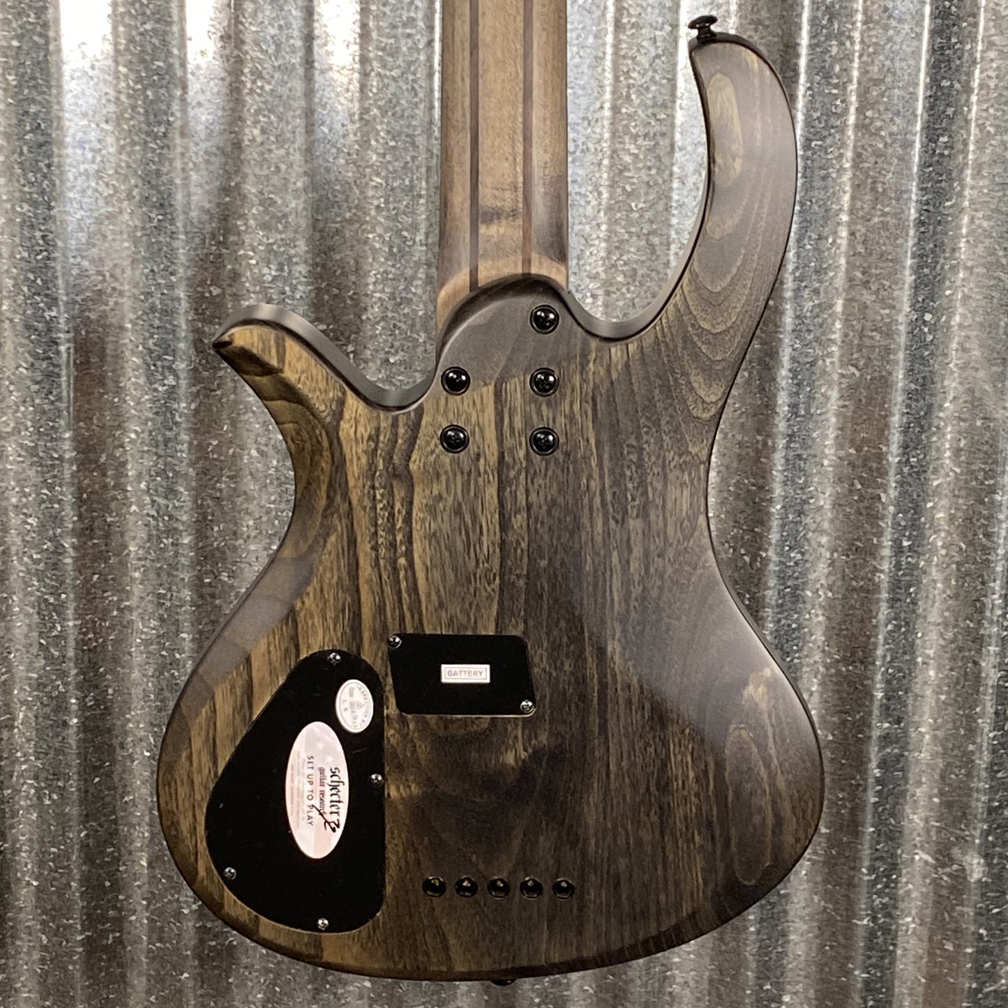 Schecter Riot 5 String Bass Inferno Burst Used