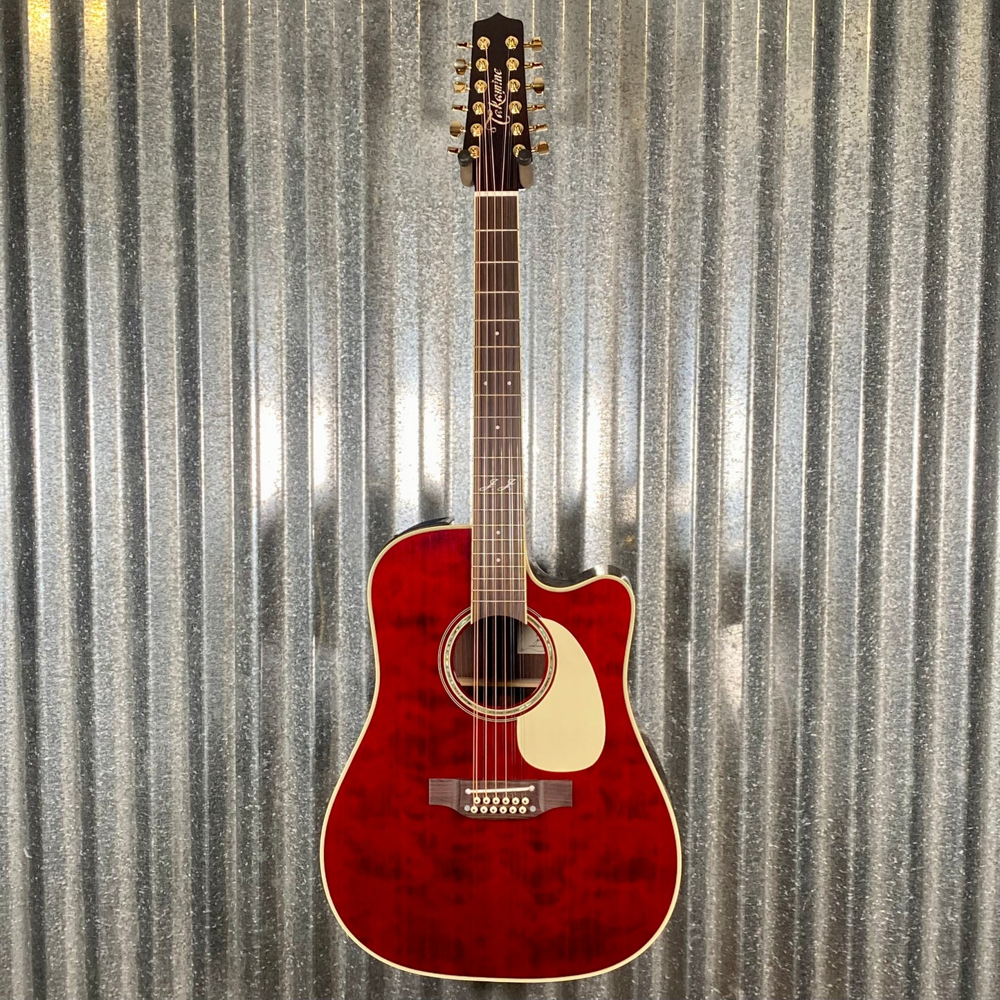 Takamine JJ325SRC-12 John Jorgenson 12 String Acoustic Electric Guitar & Case Japan Used
