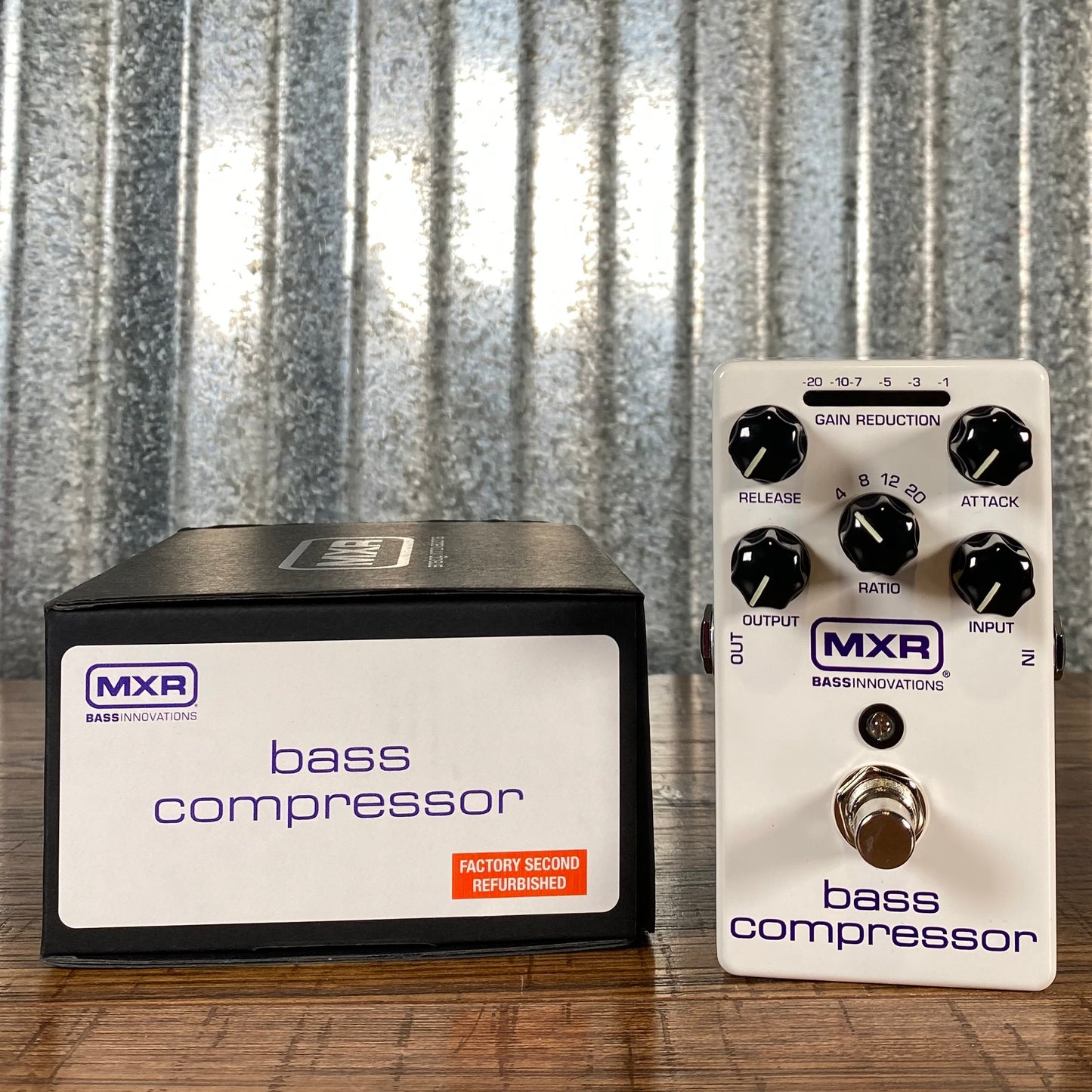 Dunlop MXR M87 Bass Compressor Bass Guitar Effect Pedal B Stock