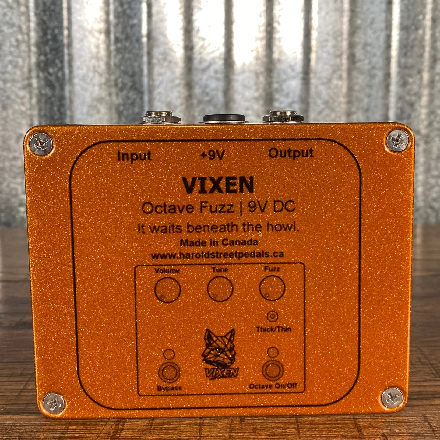 Harold Street Pedals Vixen Fuzz Ocative Guitar Effect Pedal Used