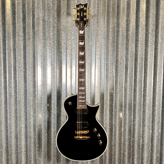 ESP LTD EC-1000 Gloss Black Fluence Pickups Guitar LEC1000BLKF #1759 Used