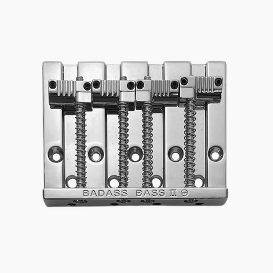 Leo Quan Badass II 4 String Bass Bridge Grooved Saddles Chrome BB-3342-010