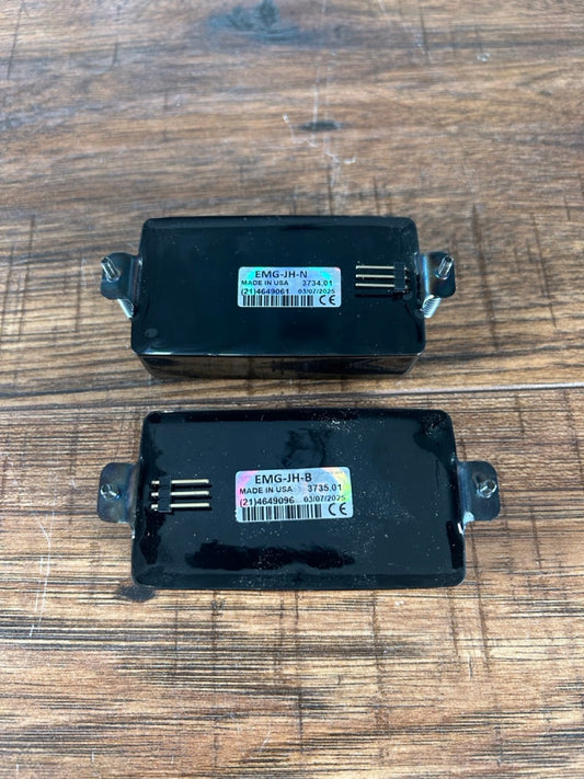 EMG JH "HET" Set James Hetfield Signature Humbuckers Black Chrome Used