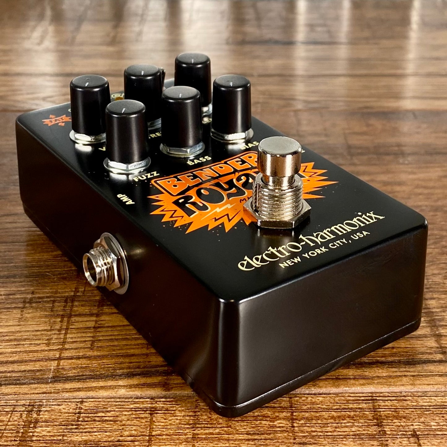Electro-Harmonix EHX Bender Royale MKIII Fuzz Guitar Effect Pedal Black