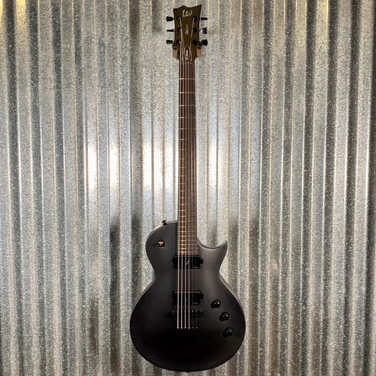 ESP LTD EC-1000B Baritone Charcoal Metallic Satin Guitar LEC1000BCHMS #0047 Used