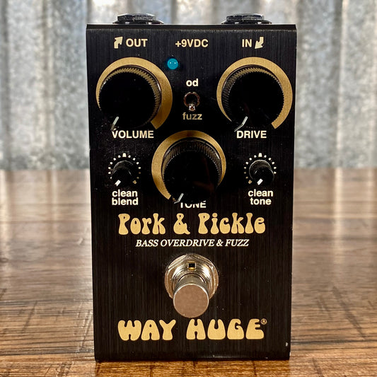 Dunlop Way Huge Smalls WM91 Pork & Pickle Bass Overdrive Fuzz Effect Pedal Demo