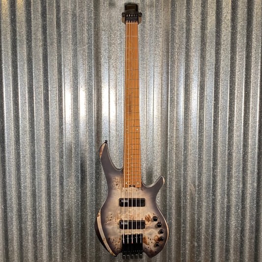 Cort Artisan Series Space Headless 5 String Bass Star Dust Black SPACE5SDB & Bag #4016