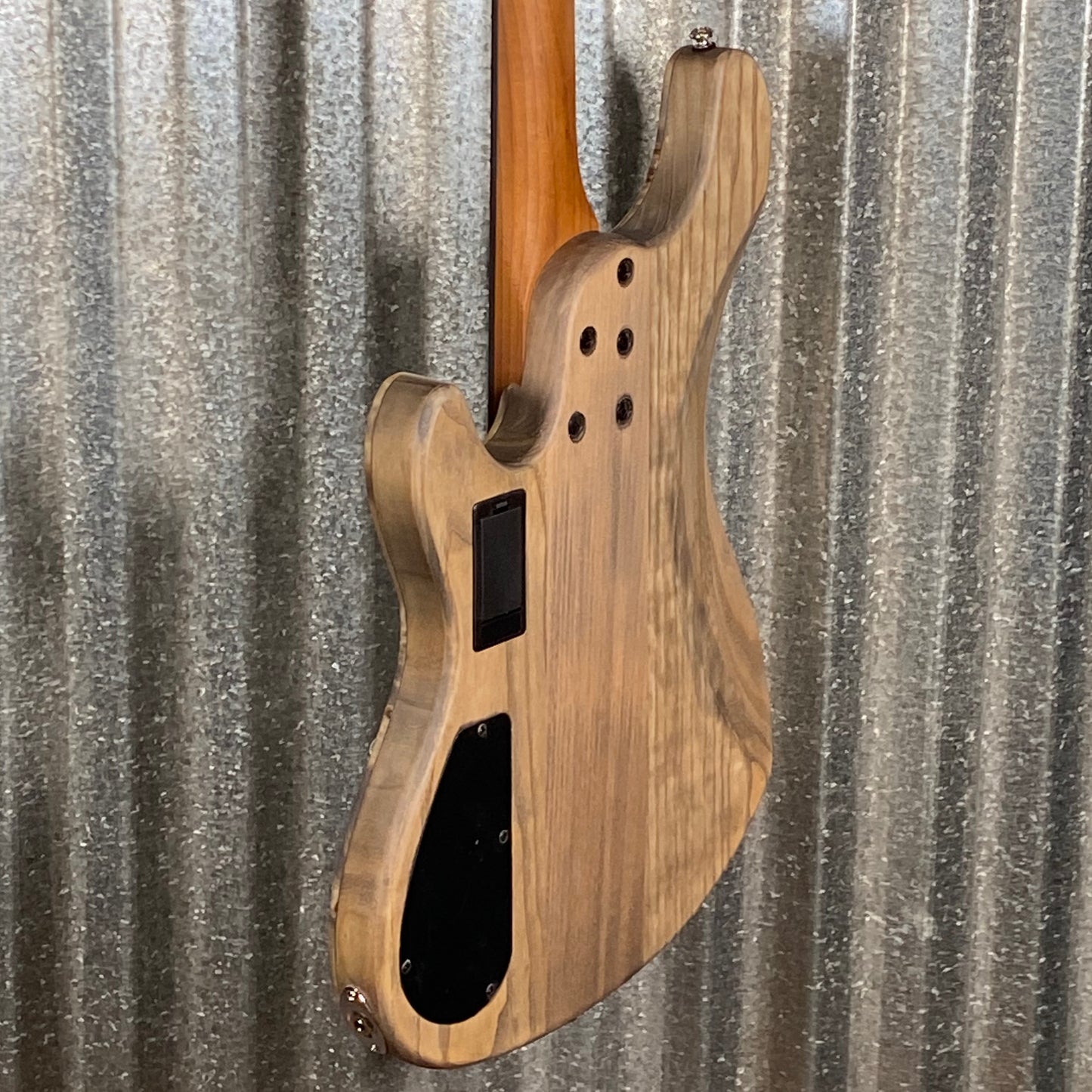 Cort GB Modern 4 String Bass Open Pore Charcoal Gray Burl GBMODERN4OPCG & Bag #4920