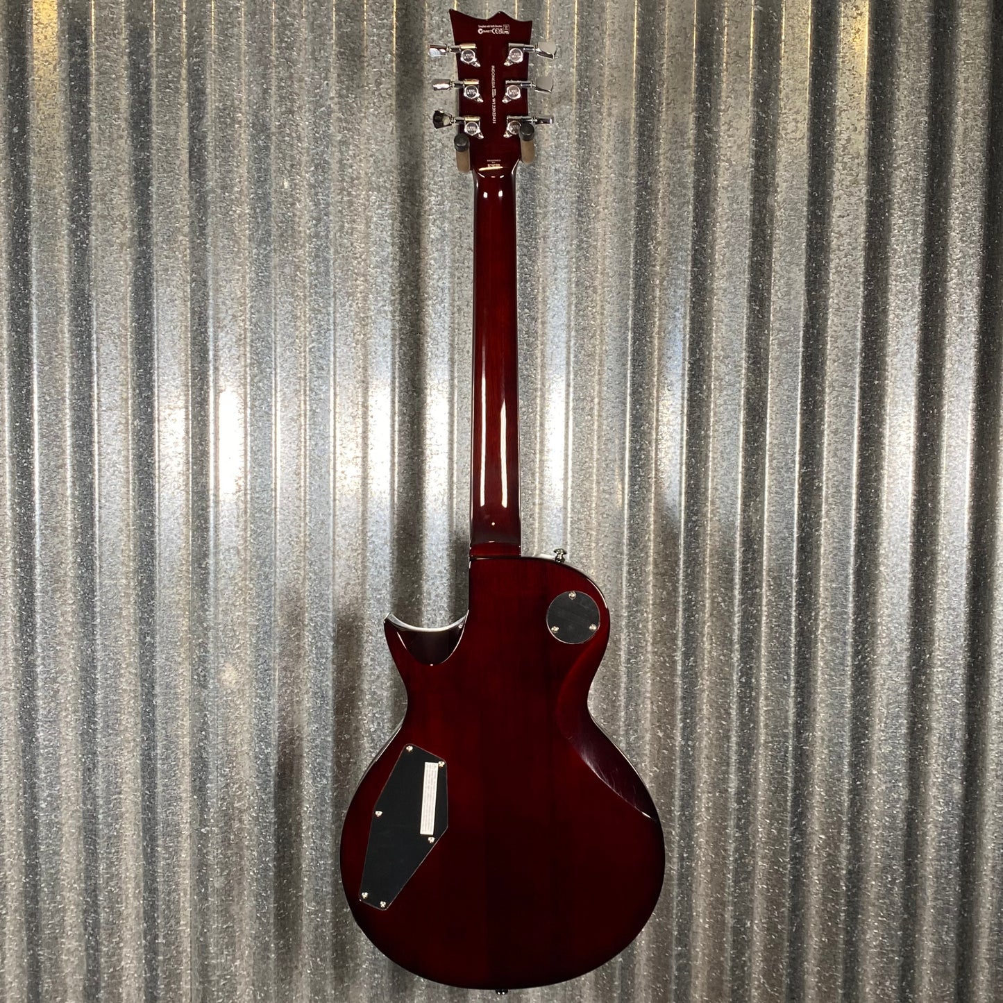 ESP LTD EC-256 Flame Dark Brown Sunburst Guitar LEC256FMDBSB #2431 Used