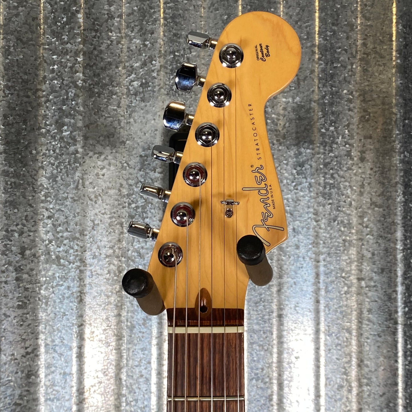 Fender American Standard Stratocaster Guitar Lace Sensor Pickups Black & Case 2003 #7568 Used