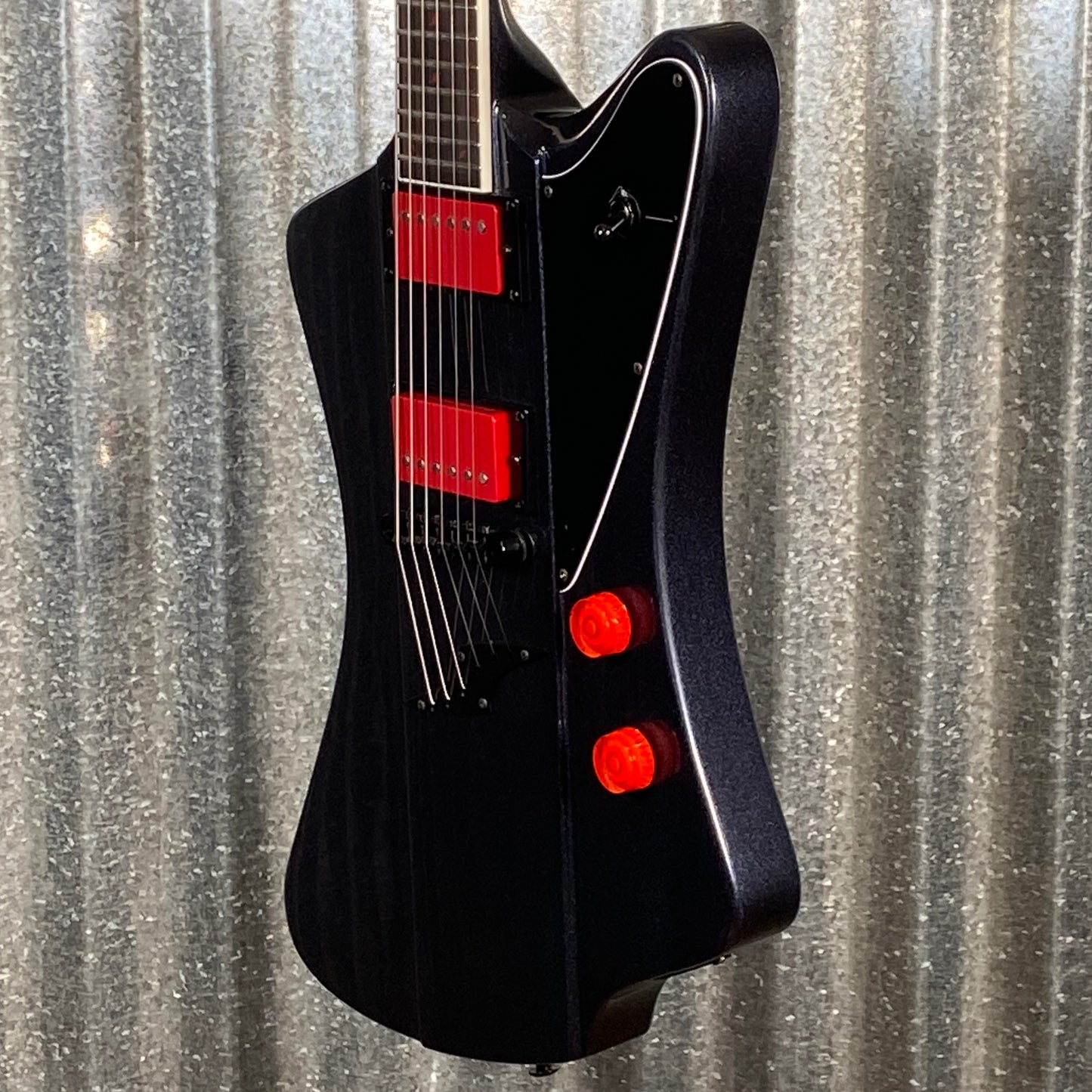 Westcreek Guitars Mirage T Bird Style Dual Humbucker Guitar Black #0132 Used