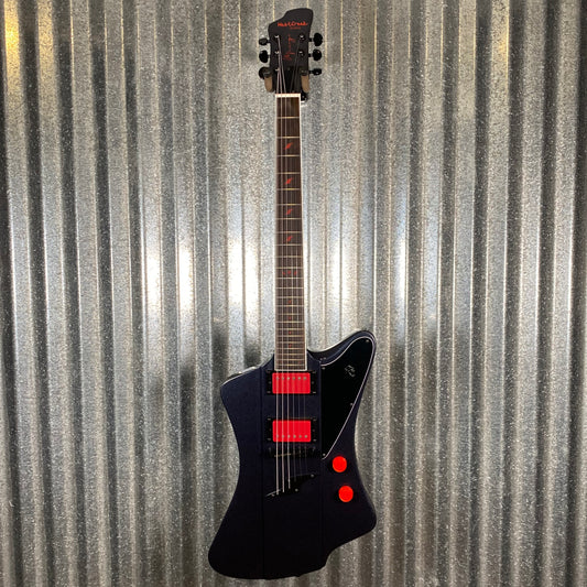 Westcreek Guitars Mirage T Bird Style Dual Humbucker Guitar Black #0132 Used