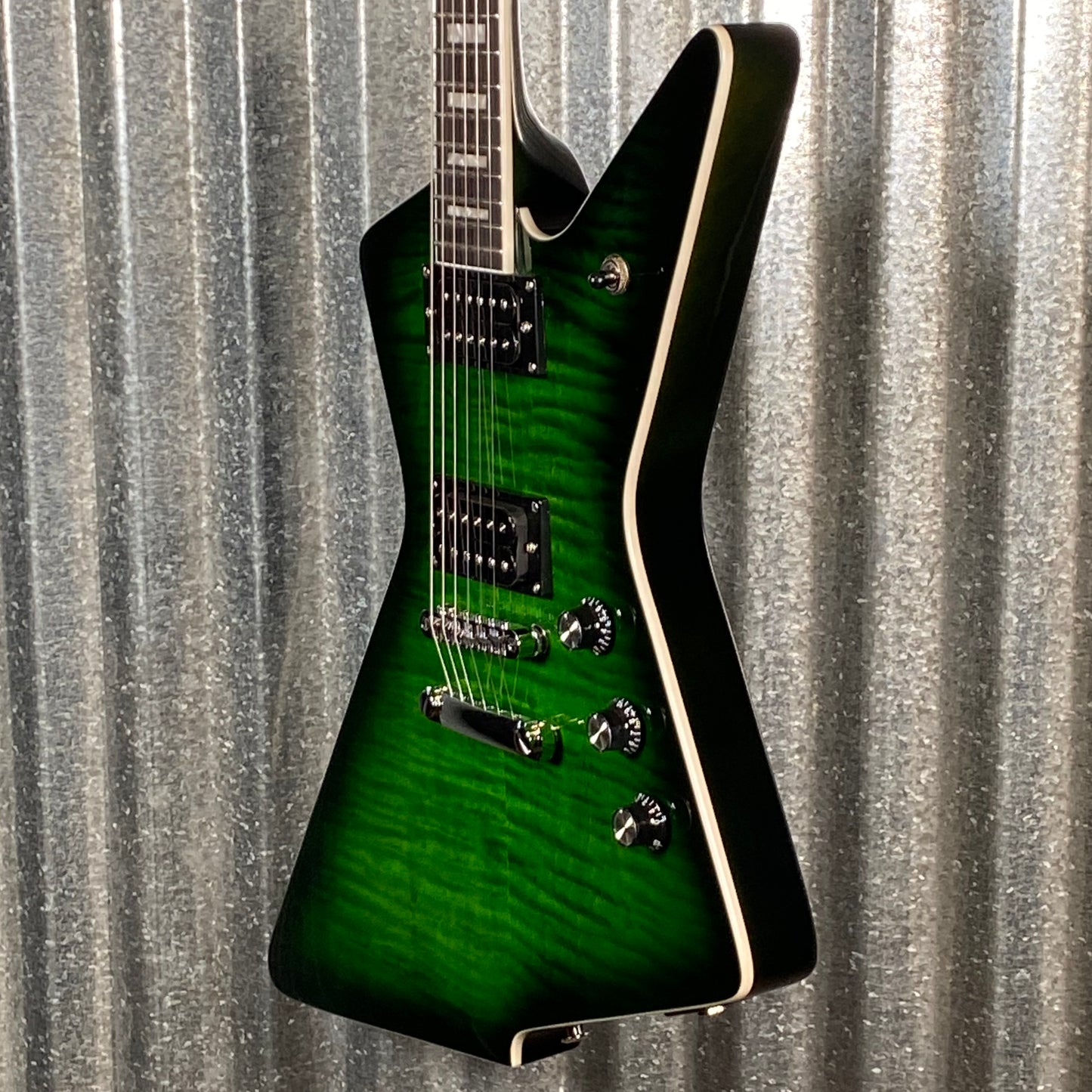 Westcreek Guitars Revenge Explorer Style Transparent Green #0169 Used