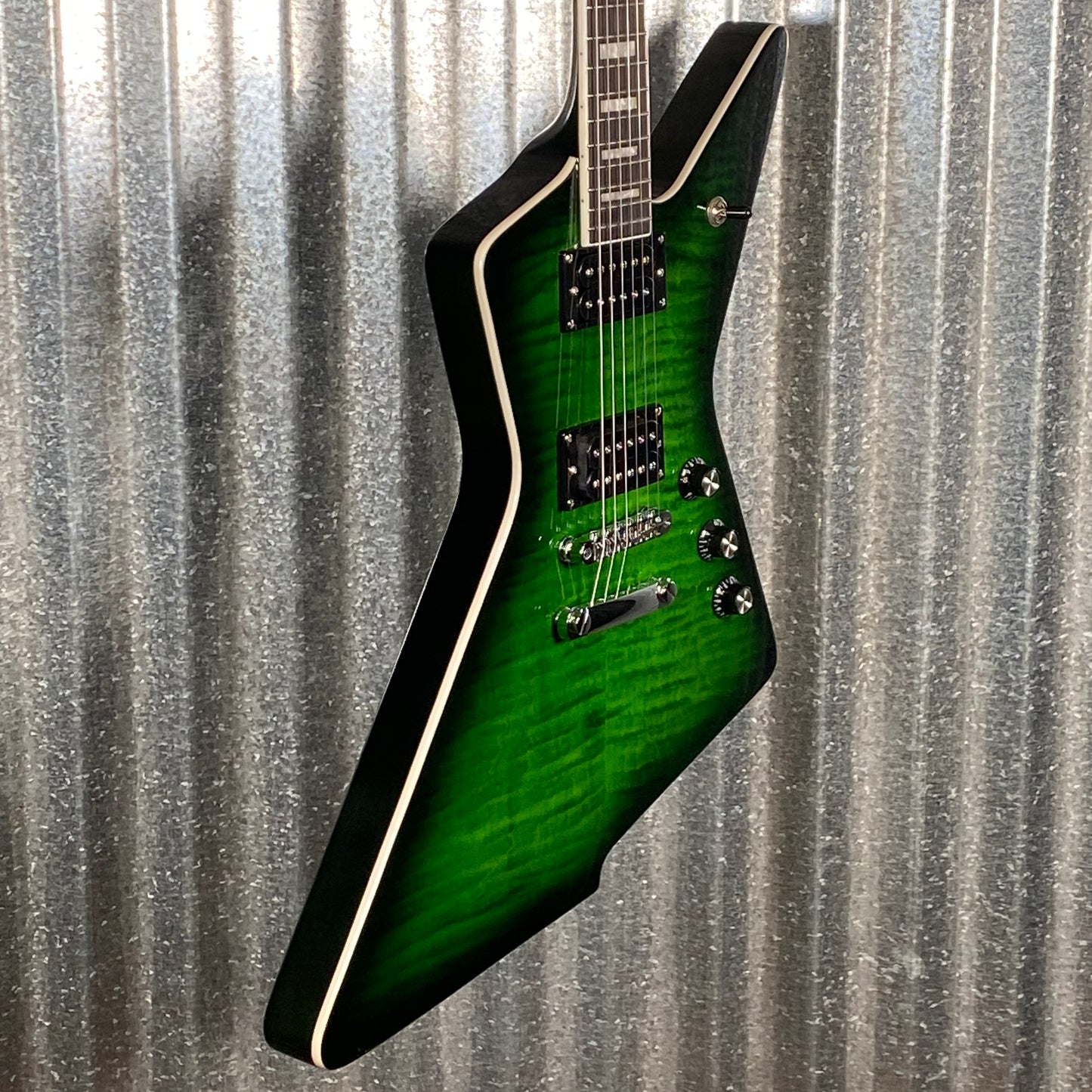 Westcreek Guitars Revenge Explorer Style Transparent Green #0169 Used