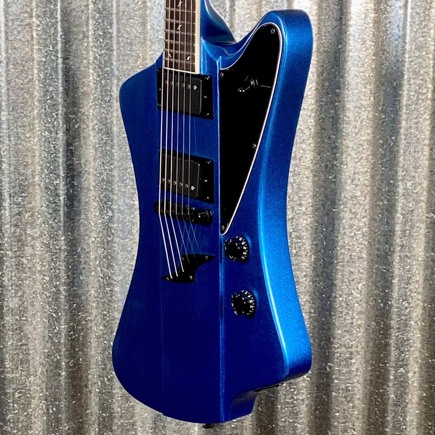 Westcreek Guitars Mirage T Bird Style Dual Humbucker Guitar Blue #0162 Used