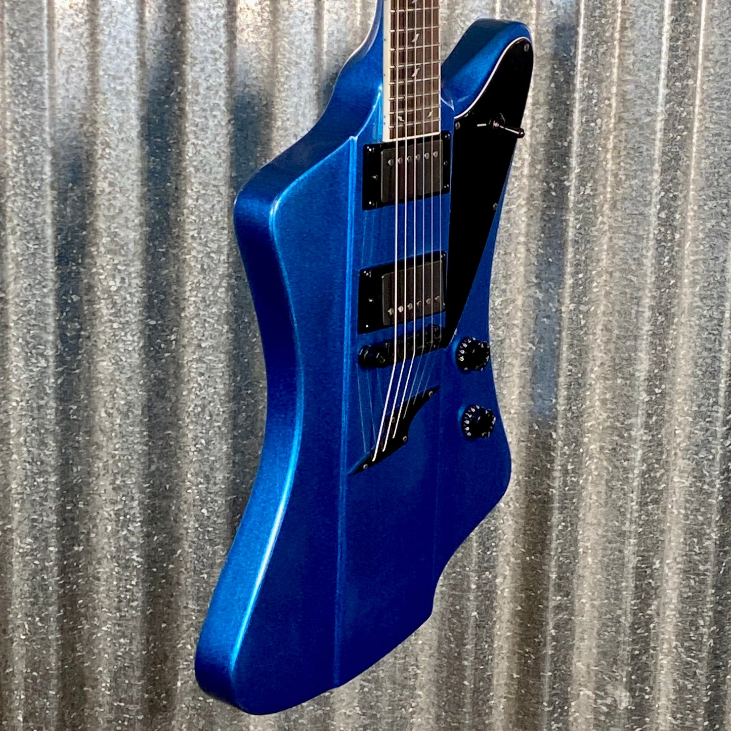 Westcreek Guitars Mirage T Bird Style Dual Humbucker Guitar Blue #0162 Used