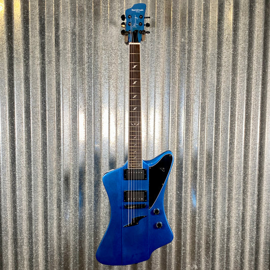 Westcreek Guitars Mirage T Bird Style Dual Humbucker Guitar Blue #0162 Used