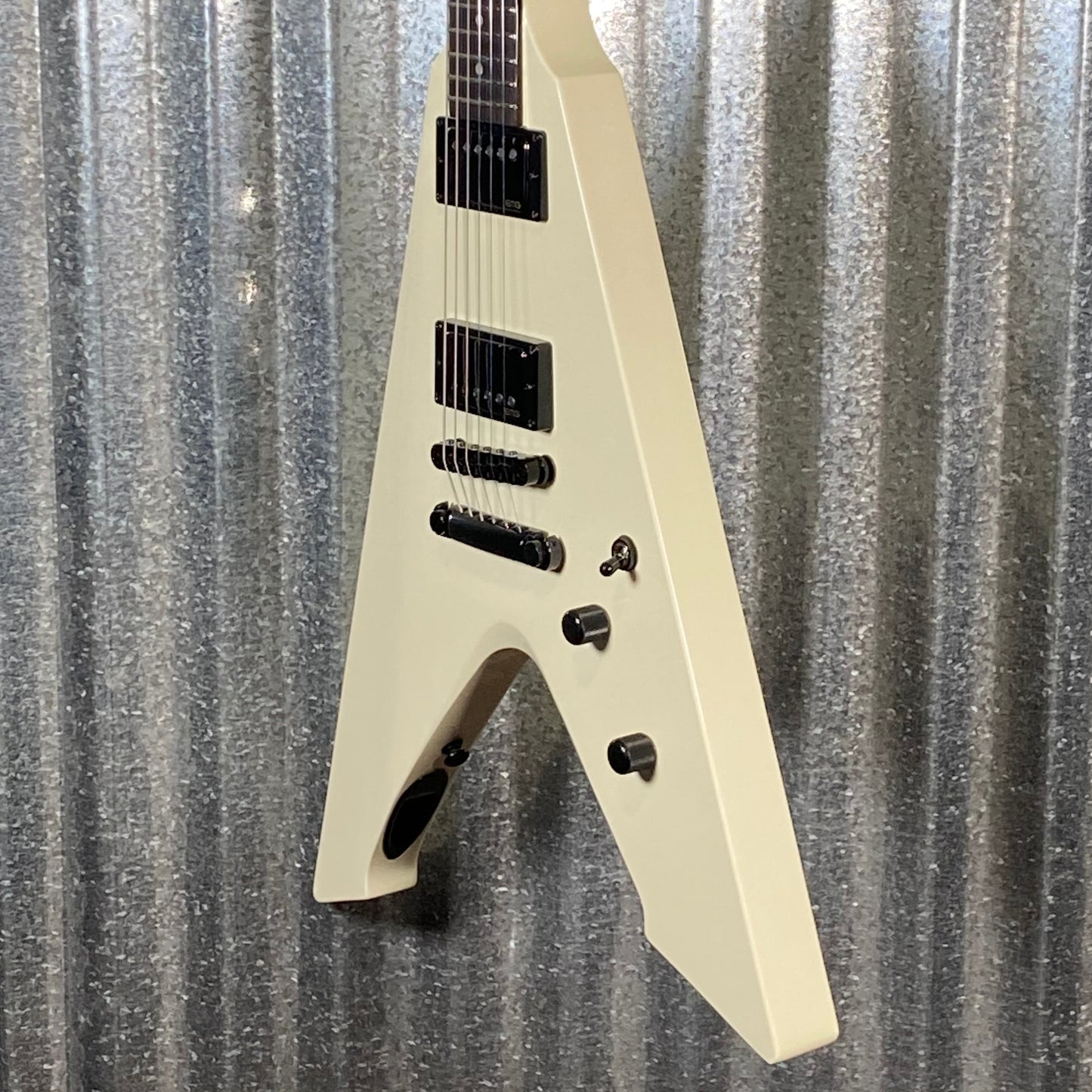 ESP LTD Vulture James Hetfield Olympic White EMG Guitar & Case #1498 Used