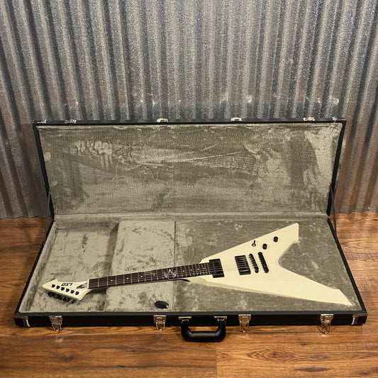 ESP LTD Vulture James Hetfield Olympic White EMG Guitar & Case #1498 Used