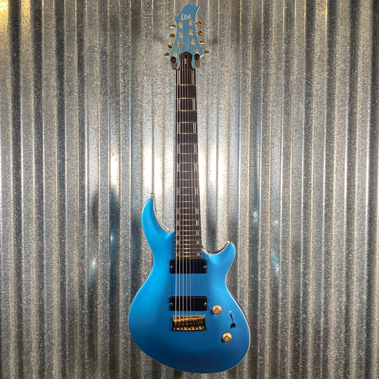 ESP LTD JR-208 Javier Reyes 8 String Pelham Blue Baritone Guitar LJR208PB #0605 Used