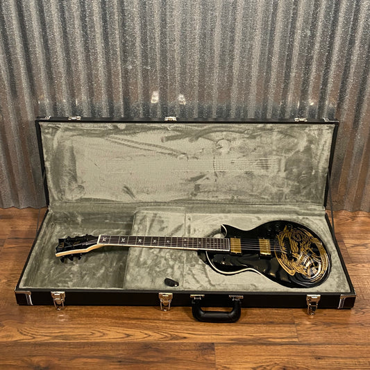 ESP LTD Will Adler Warbird Black & Gold Guitar & Case LWAWARBIRDBLKG #1513 Used
