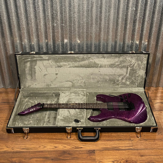 ESP LTD KH-602 Kirk Hammett Purple Sparkle EMG Guitar & Case KH602PSP #0942 Used