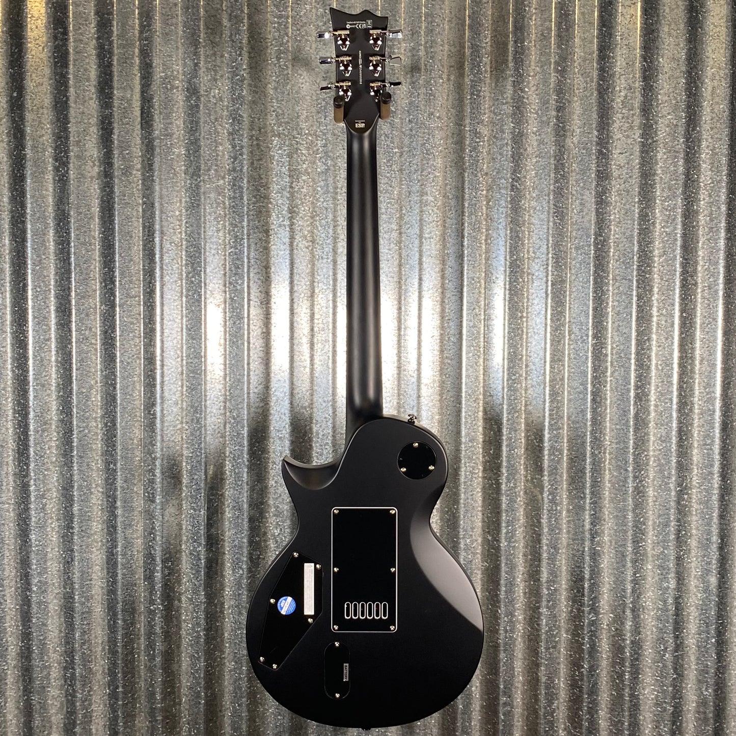 ESP LTD EC-1000 Evertune Bold Binding Black Satin Guitar LEC1000ETBBBLKS #0088 Used