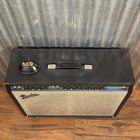 Fender Vintage Twin Reverb 2 Channel 2x12" All Tube Guitar Amplifier Combo 1971 Used