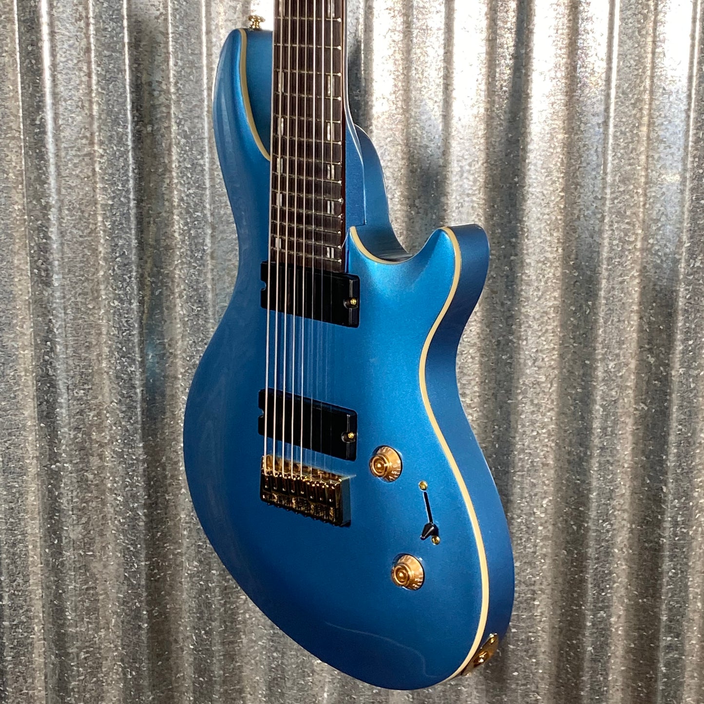 ESP LTD JR-208 Javier Reyes 8 String Pelham Blue Baritone Guitar #0842 Used